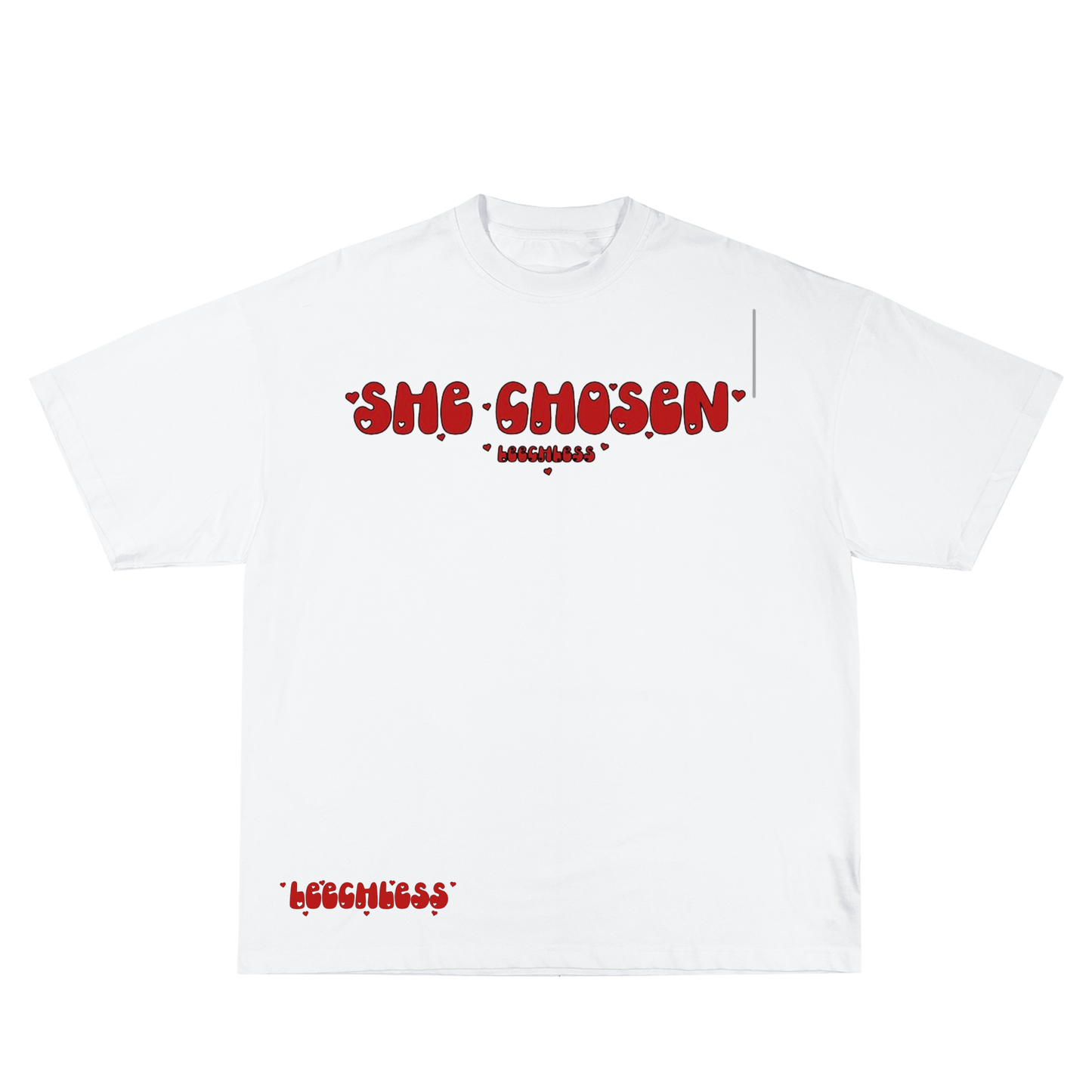 White "SHE CHOSEN" CGRP T-shirt